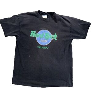 Vintage 80s 90s Hard Rock Cafe Orlando Shirt XL Made In USA Single Stitch Faded